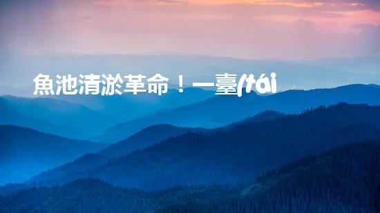 魚池清淤革命！一臺(tái)設(shè)備解決淤泥難題，你敢相信嗎？